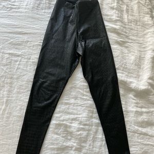 Commando Faux Leather Animal Leggings